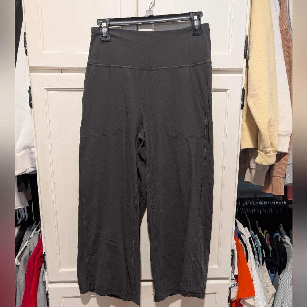 Lululemon Cropped Align Wide Leg Pants